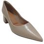 Imagem de Scarpin Feminino Bebecê com Bico Fino e Salto Grosso