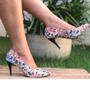 Imagem de scarpin feminino mickey confort tendência valle shoes