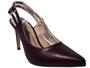 Imagem de Scarpin Feminino Napa Slingback com Duas Fivelas Salto 9cm