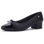 Imagem de Scarpin Feminino Salto Bloco Preto Softli 10014.10059