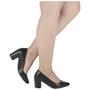 Imagem de Scarpin Feminino Sapato Peep Toe Salto Baixo PRETO