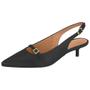 Imagem de Scarpin Feminino Slingback Pelica Preto Vizzano 1441.103