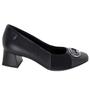 Imagem de Scarpin Feminino Usaflex Ah0609008 Salto Bloco Tresse