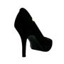 Imagem de Scarpin Feminino Vizzano Nobuck Preto - 11841