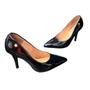 Imagem de Scarpin Feminino Vizzano Preto Verniz