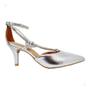 Imagem de Scarpin feminino vizzano salto fino strass calcanhar fechado