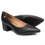 Imagem de Scarpin Feminino Vizzano Salto Grosso Verniz 1220.315