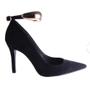 Imagem de Scarpin Feminino Zariff 9430-245 Preto Nobuck