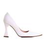 Imagem de Scarpin Feminino Zariff Verniz Branco