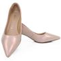 Imagem de Scarpin Mariotta Plus Feminino Color Shine Ballet Perolado