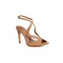 Imagem de Scarpin Nude com Vinil Werner Salto Alto Fino 10cm