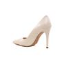 Imagem de Scarpin Off White em Couro Cecconello Salto Alto Fino 11cm