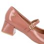 Imagem de Scarpin Rosa Boneca Couro Verniz