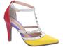 Imagem de Scarpin Salto 9cm  Moderno Em Cone e Cores Vivas  Amarelo