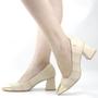 Imagem de Scarpin Salto Bloco Bico Fino