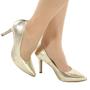 Imagem de Scarpin Salto Fino 9Cm Cronos Ouro Light ER360