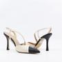 Imagem de Scarpin Salto Fino Slingback Bicolor