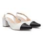 Imagem de Scarpin Sapato da Corte Slingback Bicolor