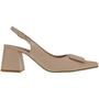 Imagem de Scarpin Sapato Social Feminino Slingback com Enfeite Quadrado 18203