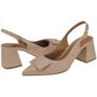 Imagem de Scarpin Sapato Social Feminino Slingback com Enfeite Quadrado 18203