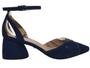 Imagem de Scarpin Suede E Metalizado Navy