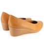 Imagem de Scarpin  Usaflex Anabela AA3813 Joanetes Couro Feminino