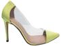 Imagem de Scarpin verniz lemon/vinil/SN  salto 11cm Cód.2041