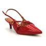 Imagem de Scarpin Vizzano 1122.885 Sapato Salto Bico Fino Slingback Feminino