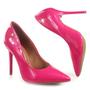 Imagem de Scarpin Vizzano Bico Fino Salto Alto Verniz Feminino - Pink