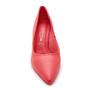 Imagem de Scarpin Vizzano Salto Alto Bico Fino Feminino - Coral