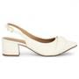 Imagem de Scarpin Vizzano Salto Bloco Slingback Bico Fino Feminino