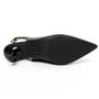 Imagem de Scarpin Vizzano Slingback Salto Fino Baixo - Preto