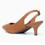 Imagem de Scarpin Vizzano Slingback Salto Fino Liso - Caramelo