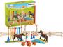 Imagem de Schleich Farm World Pony Agility Training 41-piece Horse Playset for Kids Ages 3-8