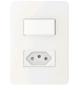 Imagem de Schneider orion 1 interruptor paralelo + 1 tomada 10a branco s71324104