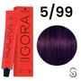 Imagem de Schwarzkopf Igora Royal Coloração 5/99 Castanho Claro Violeta Extra  60ml