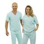 Imagem de Scrubs Blusa e Calça  Enfermagem Cuidadora Hospitalar Plus Size G1 PH07 - 1