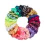 Imagem de Scrunchies de Cetim para Meninas - Elásticos de Cabelo e Porta-Rabos de Cavalo