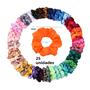 Imagem de Scrunchies de Cetim para Meninas - Elásticos de Cabelo e Porta-Rabos de Cavalo