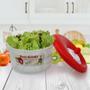 Imagem de Seca Salada Centrífuga de Saladas Manual Grande 4,50 Litros Centrifuga Secadora Para Folhas de Alface e Verduras Prática e Fácil de Usar Cores Alves