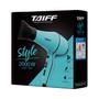 Imagem de Secador Cabelo Taiff Profissional Style 2000W Azul Tiffany Motor AC Cabo 1,8m Ar Quente Frio