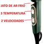 Imagem de Secador De Cabelo Britania 2000w Green Ions Tourmaline Ar Quente e Frio Difusor Escova Alisadora 4 Em 1 1300w Agile