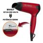 Imagem de Secador de Cabelo Cadence 1200W SC-185 Vermelho Bivolt