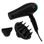 Imagem de Secador de Cabelo Gama Babosa Ceramic Ion 2 Velocidades 3 Temperaturas 2100W, Preto/Verde 220V