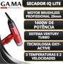 Imagem de Secador De Cabelo Gama IQ Lite 1600w Turbo Vermelho 220V Profissional Lançamento