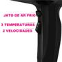Imagem de Secador De Cabelo Gama Italy 2100w Ions Profissional Motor Ac Eleganza Difusor Cachos Prancha Ceramica 410ºf Plus