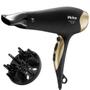 Imagem de Secador De Cabelo Philco 3700p Ion Emborrachado 2100w Ar Quente Frio Preto Com Difusor De Cachos