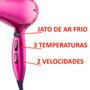 Imagem de Secador De Cabelo Philco Shine 2000w Profissional Salão Motor Ac Tourmaline Ions Ar Quente e Frio Difusor Cachos Prancha Cadence Cerâmica Style 210c