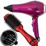 Imagem de Secador De Cabelo Philco Shine 2000w Profissional Salão Motor Ac Tourmaline Ions Ar Quente e Frio Difusor Escova Alisadora Secadora 4 Em 1 Diva