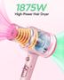 Imagem de Secador de Cabelo Profissional Wavytalk 1875W com Difusor - Rosa